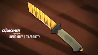 Ursus Knife Tiger Tooth Gameplay