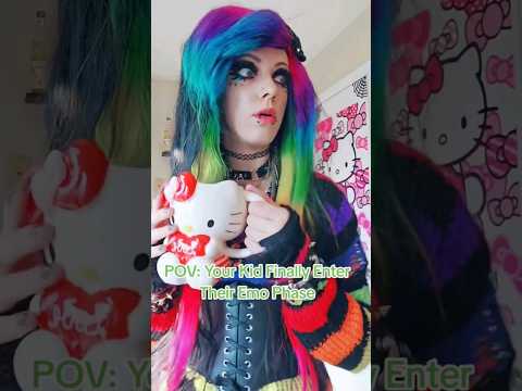 Your Kid Finally Enters Their Emo Phase #shorts #trending #mom