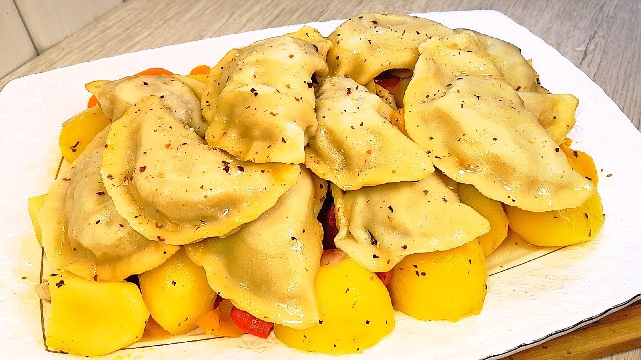 Вареники с мясом - Горячее Блюдо для Большой Компании