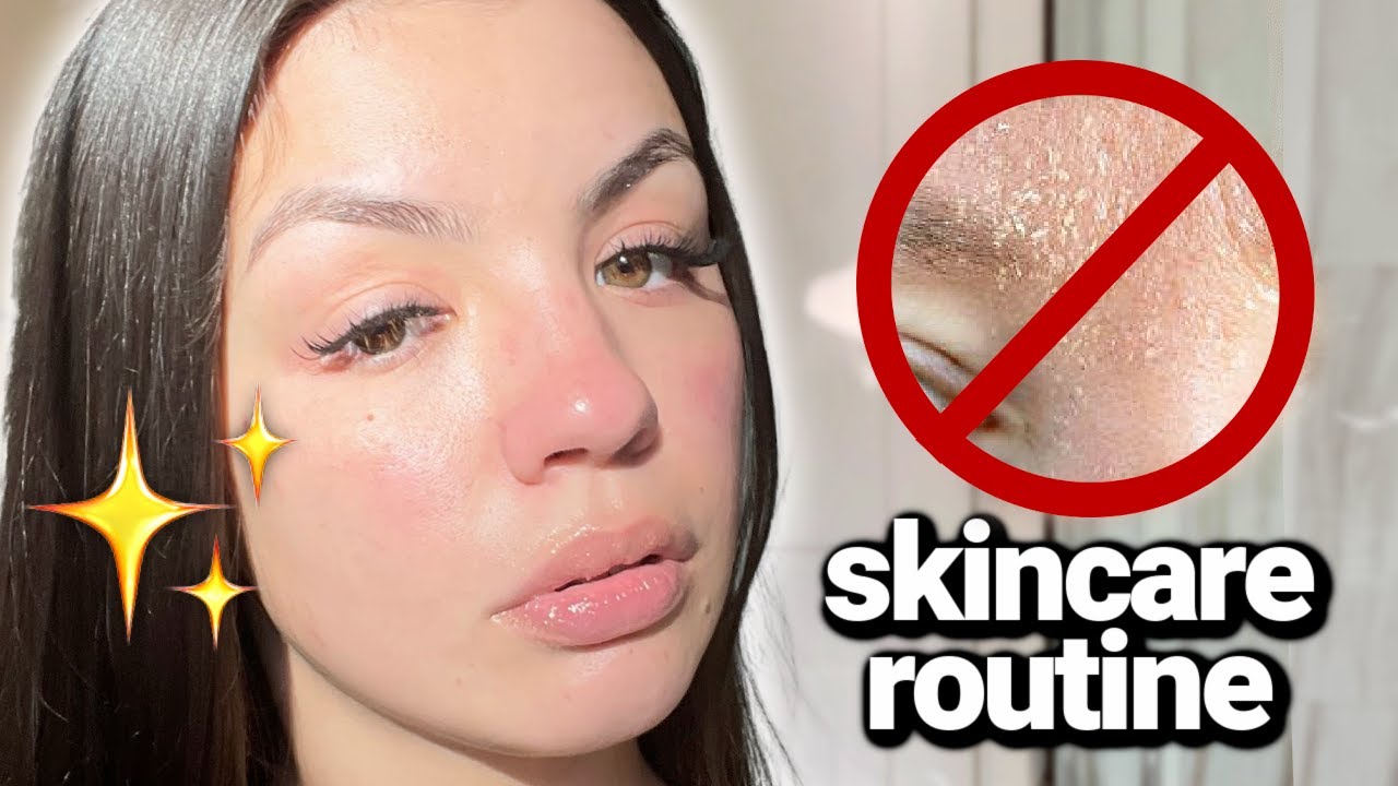 Skincare routine for dry skin - how to get rid of dry skin - Audrey Victoria