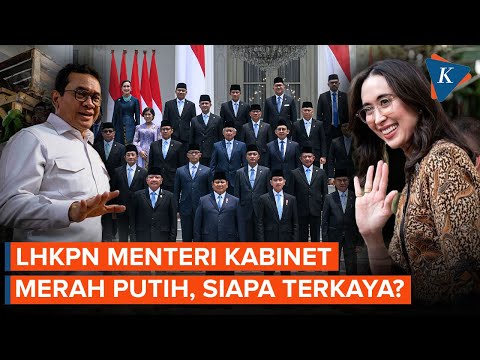 Menteri Kabinet Merah Putih Sudah Lapor LHKPN, Siapa Terkaya?