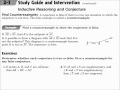 Inductive Reasoning and Conjecture in Geometry