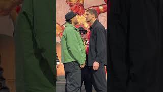 Oleksandr Usyk and Rico Verhoeven in INTENSE face-off