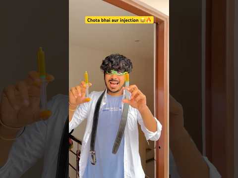 Injections ka darr 😂🔥|| Indian family #shorts #indian #relatable #chaman #chotabhai #bachpan