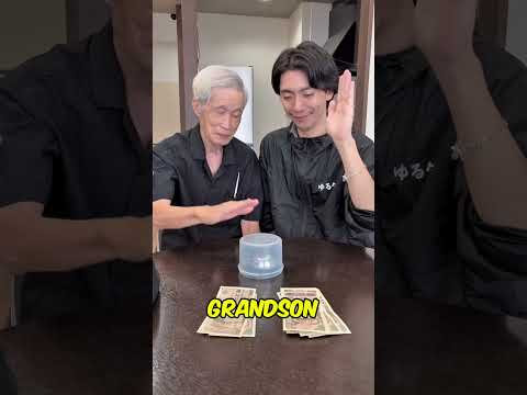 Grandfather easily wins his grandson 😎