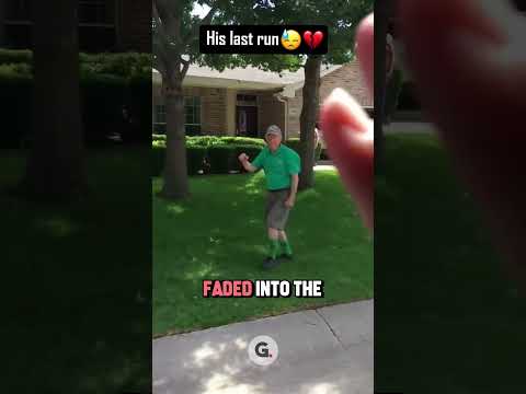 His last run🥹
