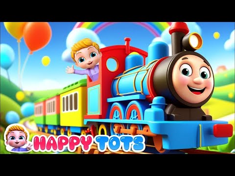 🔴Live - Wheels on The Train Song | Nursery Rhymes & Kids Songs | Happy Tots