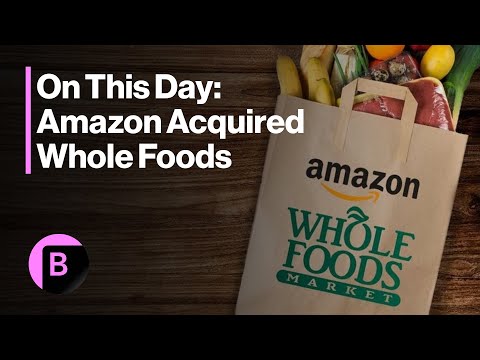 YouTube video thumbnail: On This Day: Amazon Acquired Whole Foods