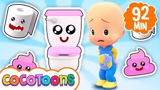 Treinamento de Banheiro 🚽💩 e mais musicas infantis de Cleo e Cuquin | Cocotoons Brasil