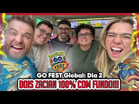 TIVE A MAIOR SORTE DA HISTÓRIA | DOIS ZACIAN 100% COM FUNDO | GO FEST 2025 DIA 2 - Pokémon GO