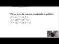 Quadratic Functions and Their Properties