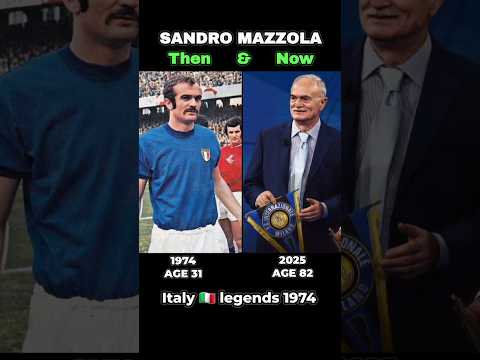 ITALY 🇮🇹 Legends 1974 World cup| EVOLUTION 1974 to 2025. #football #italyfootball #worldcup #shorts