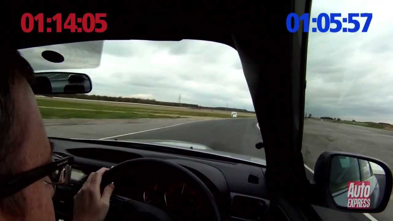 BMW M135i vs Subaru WRX STi track test - Auto Express