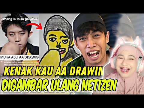 OZIIE TV SENANG AA DRAWING DIGAMBAR