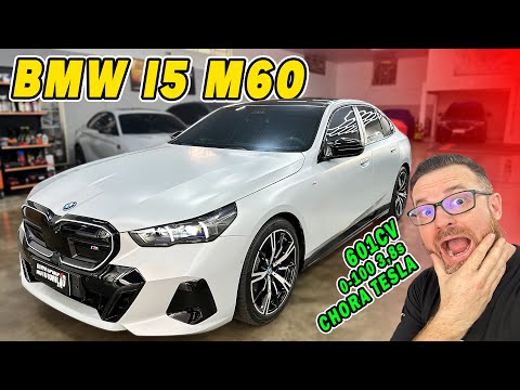 NOVO BMW I5 M60 - Versão Tudo Que Dá Com 601CV e 0-100 3,8s!