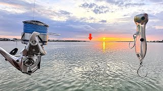 I Tossed my Saltwater Popper over these Shallow Flats and Caught THIS!