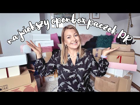PÓŁ ROKU PACZEK W JEDNYM FILMIE ! 😱 Gigantyczny Openbox PR 📦 Kosmetyki i Więcej!