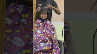 paru hair cutting🥰😍 like Dora 💕