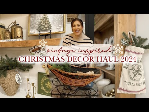 VINTAGE CHRISTMAS DECOR HAUL 2024