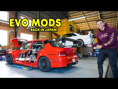 Back in Japan & Modifying the Tokyo Drift Evo!!
