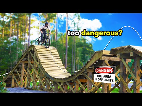 I built a rollercoaster for bikes. But they shut it down.