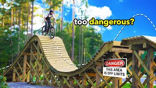 I built a rollercoaster for bikes. But they shut it down.