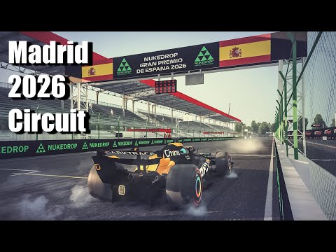 One Virtual Map Around The NEW 2026 Madrid F1 Track | Assetto Corsa