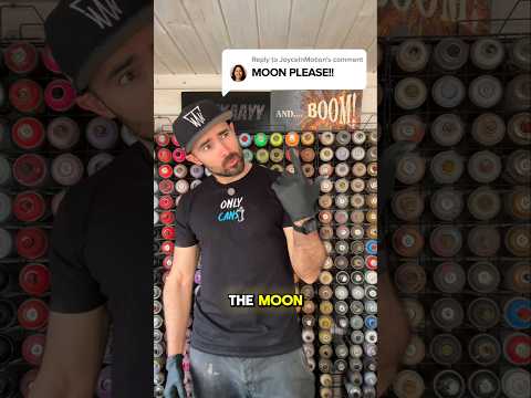 How To Spray Paint The Moon!