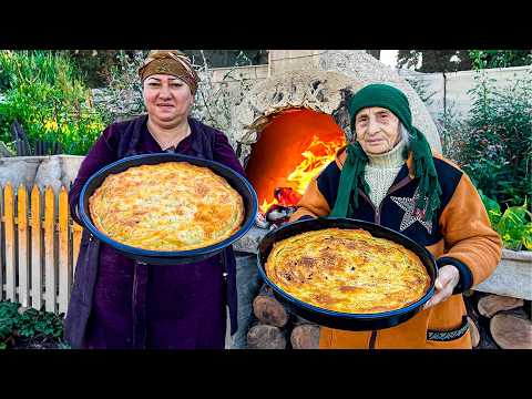 TSKAN - Crispy Meat and Potato Pastry in Mud Oven | Traditional Lezgi Cuisine