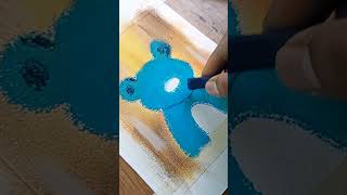 Baby Bear Soft Pastel Drawing #shorts #youtubeshorts