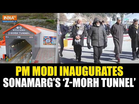 PM Modi Inaugurates Z-Morh Tunnel in Sonamarg to Improve All-Weather Connectivity