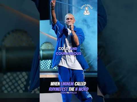 When Eminem called Rhymefest the N Word