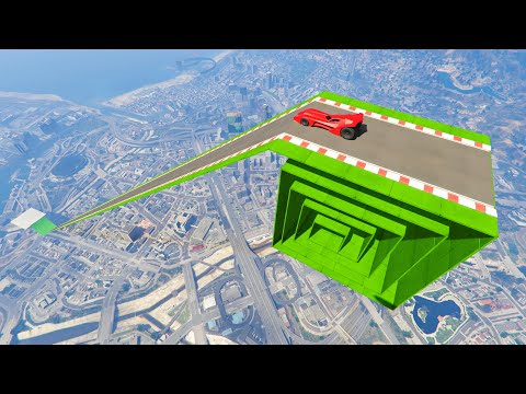 The Gaint Floating Square Race - GTA 5 Online