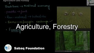 Agriculture, Forestry