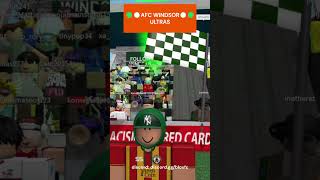 🟢⚪AFC WINDSOR ULTRAS⚪🟢 - BEST FANS IN DIVISION 2 SOUTH?  #roblox #touchfooty #footballsupporters