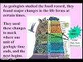 Geologic Time and Fossil Records