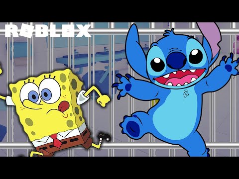 BOB ESPONJA TEM QUE FUGIR DA PRISÃO DO STITCH MALUCO!