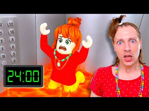 SURVIS 24H DANS L’ASCENSEUR ! 😱 - Nadège Candle