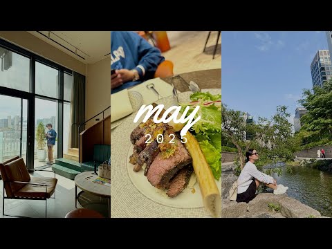 may 2025 🤍 flying to sokor + strolling at cheonggyecheon stream | Anna Cay ♥