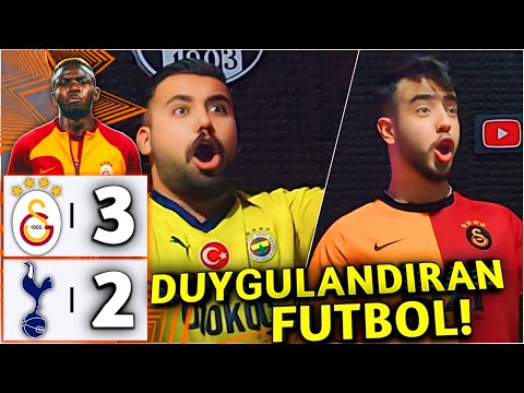 FANATİK GSLİ VE FBLİ GALATASARAY - TOTTENHAM MAÇINI İZLERSE |Galatasaray 3-2 Tottenham