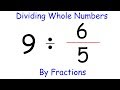 Dividing Whole Numbers by Fractions