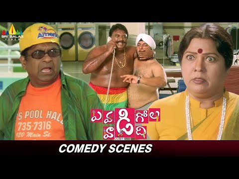 Evadi Gola Vaadidi Movie Hilarious Comedy Scenes | Telugu Scenes | Brahmanandam | Kovai Sarala