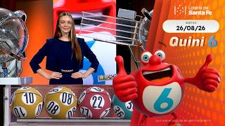 Quini 6 - Miércoles 26 de agosto de 2026 (26/08/2026)