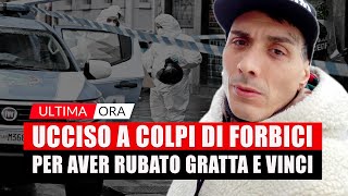 Tenta di rubare dei "Gratta e Vinci" al bar ma il titolare lo uccide a colpi di forbici
