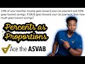 Solving Proportion Word Problems for ASVAB Success