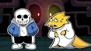 Sans and Alphys Resort to Plan B