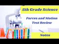 Force and Motion Concepts for 5th Grade Science