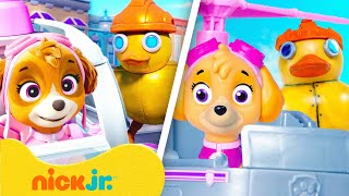 Patrulha Canina | Brinquedos da Patrulha Canina Resgatam ROBÔS e Paralisam um Pato Robô! 🦆(PARTE 1)