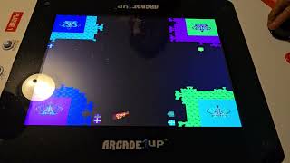 Four-player Warlords on Arcade1Up Pong pub table