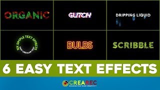 6 easy text effects